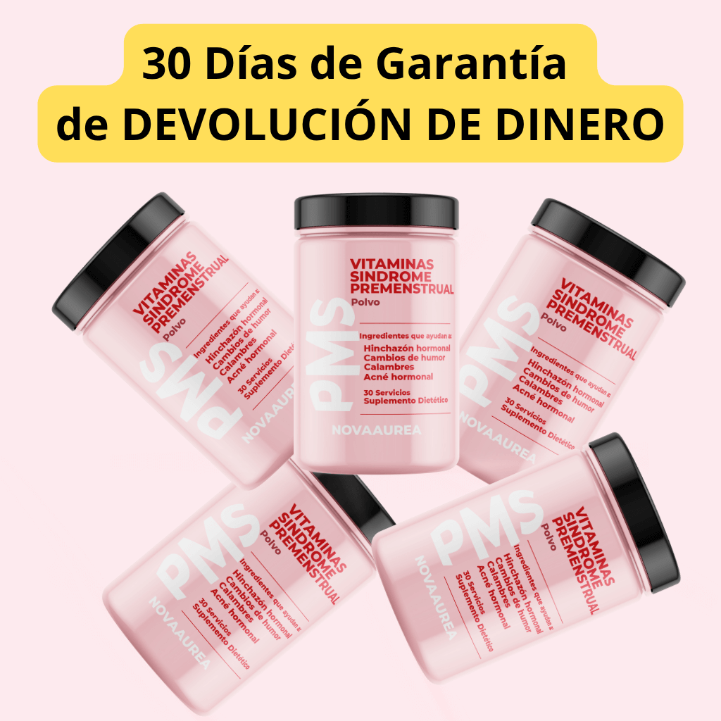 PMS Vitaminas para el alivio del Síndrome Premenstrual Avanzado: Polvo de Rápida Absorción