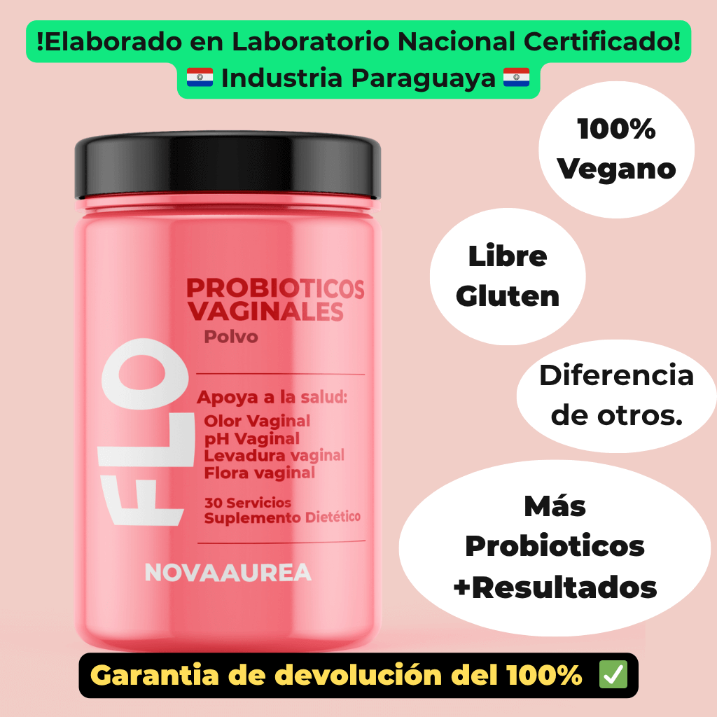 FLO Probiótico Vaginal Avanzado: Polvo de Rápida Absorción para Balance Íntimo