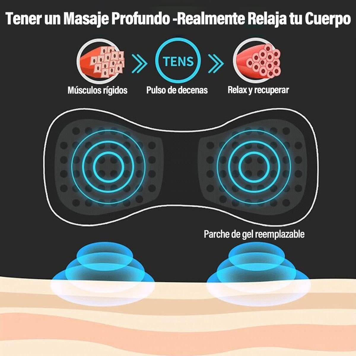 Combo Masajeador de Pies y Masajeador Corportal de Alta Calidad