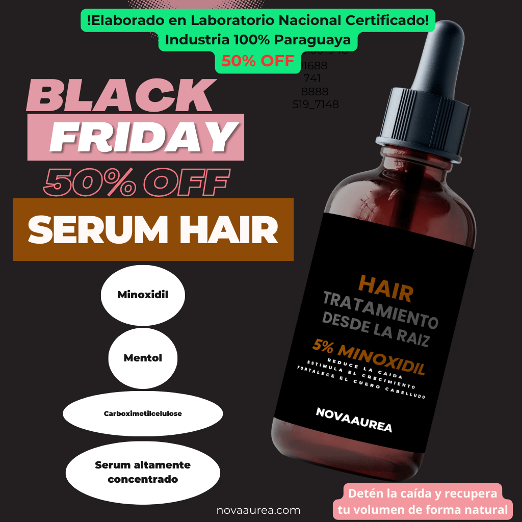 HAIR SERUM Gotero Anticaidas Altamente Concentrado